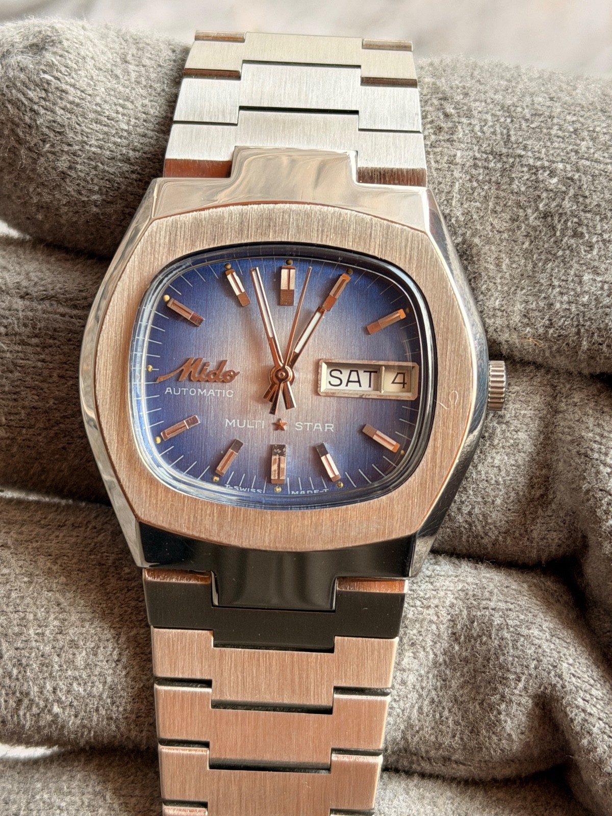 Vintage Mido Multi Star Automatic 25 Jewels Day/date Men’s Wristwatch