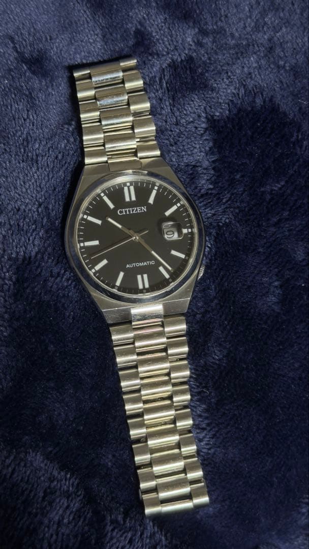 CITIZEN Automatic Black Watch NJ0150-81E From Japan