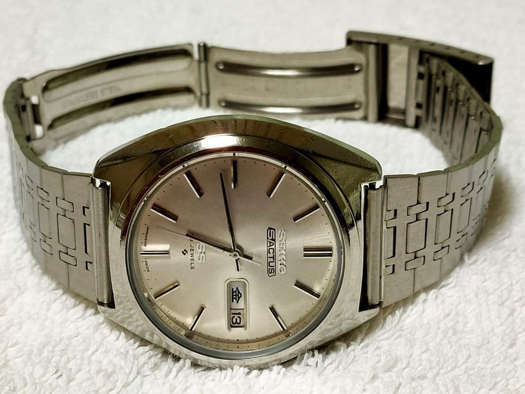 SEIKO 5 ACTUS Automatic Windshield Replaced From Japan