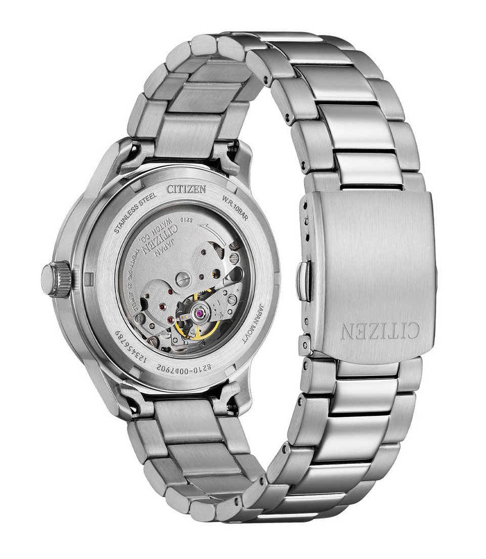 Citizen NJ0191-83A White Dial Stainless Steel Date Indicator Men’s Watch