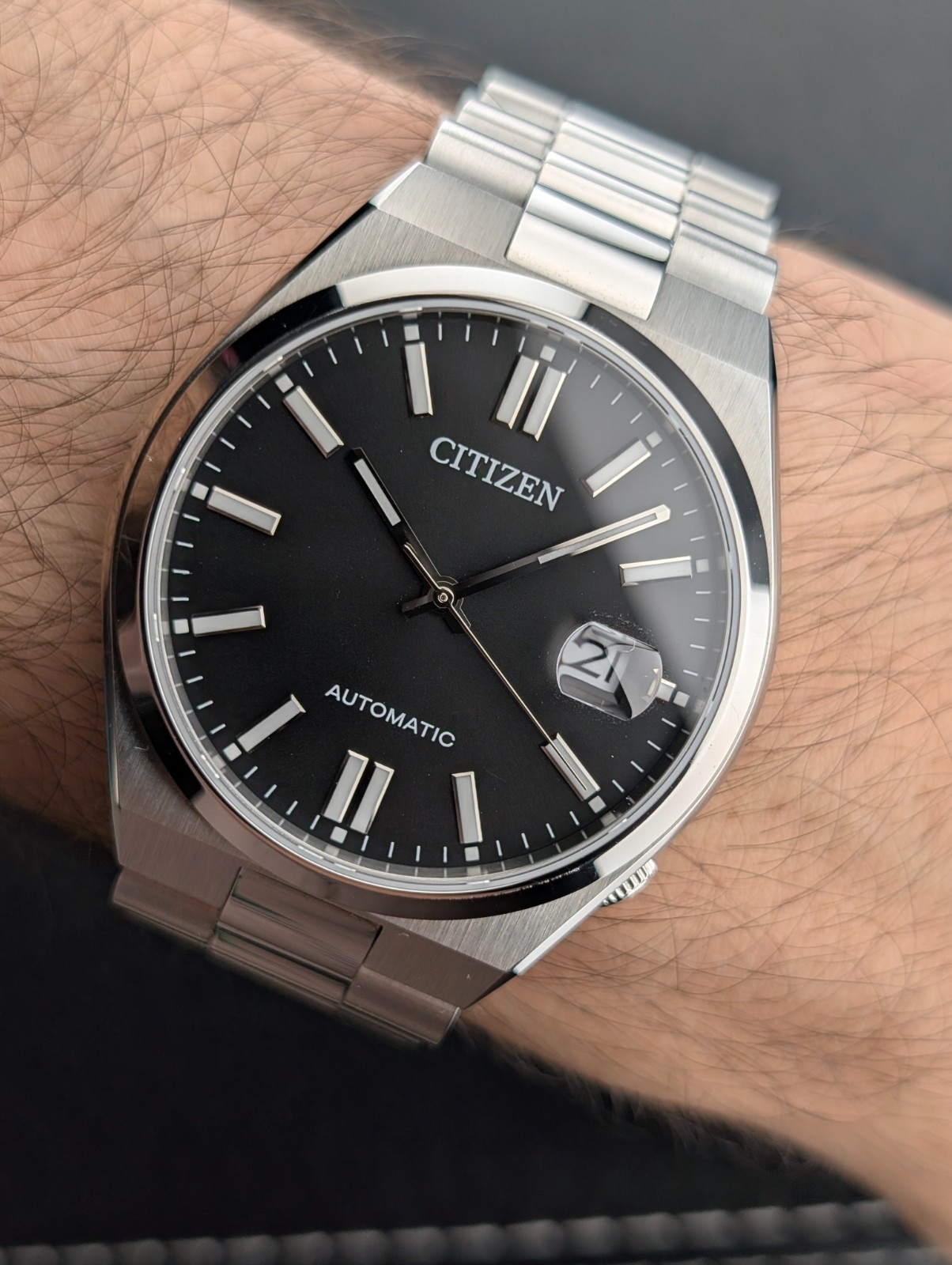 citizen automatic tsuyosa watch – 40mm – used in excellent condition