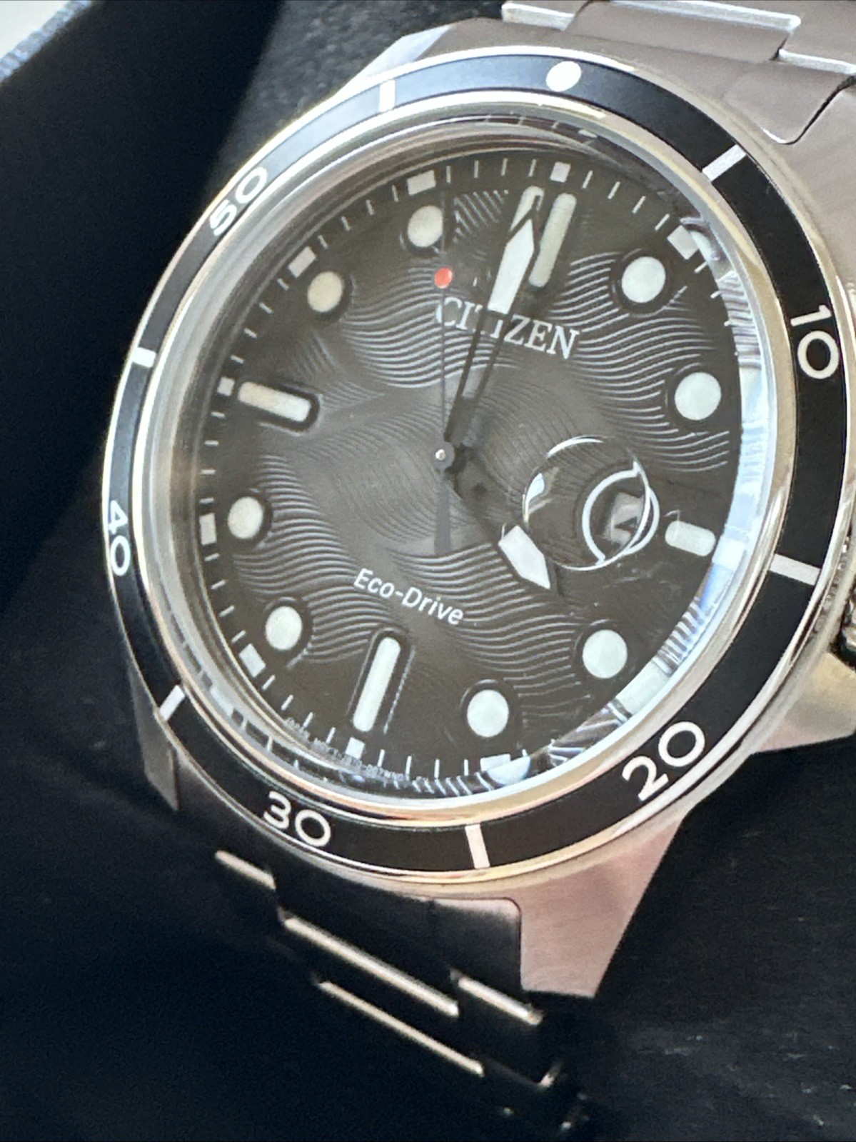 Citizen Marine 1810 Eco-Drive Black Dial Men’s Watch AW1816-89E