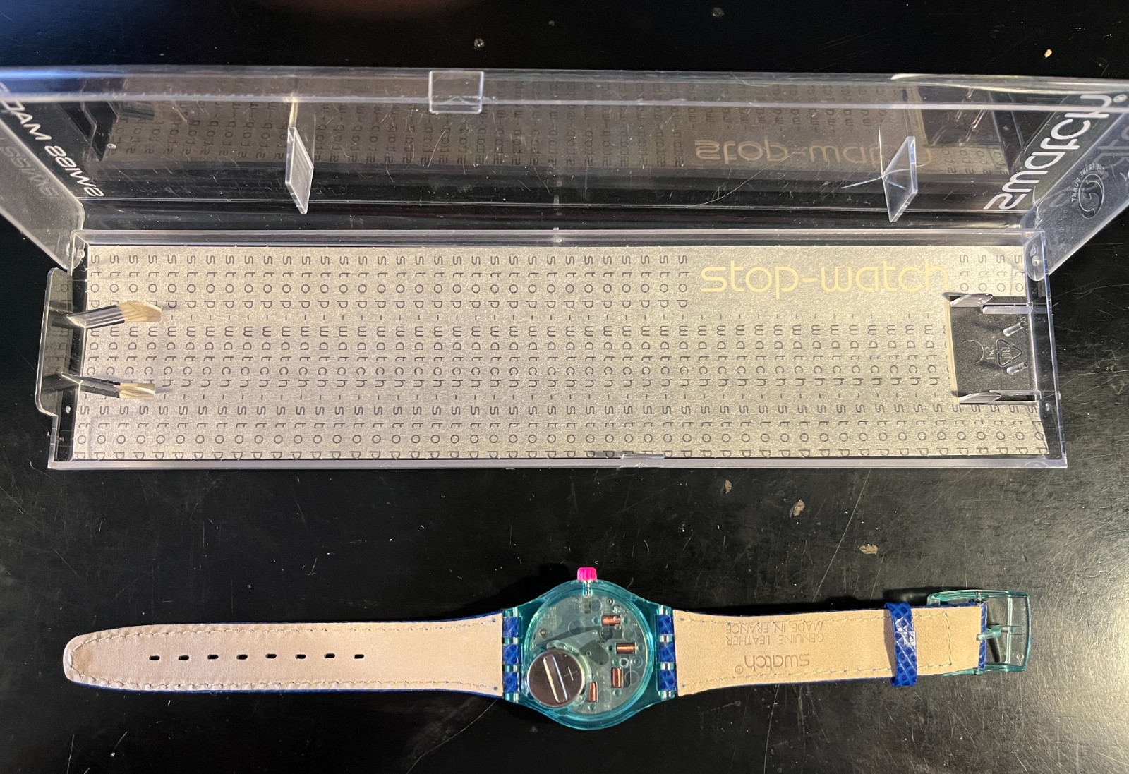 Tres Vite (Very quick) Model SSN102 (1994) Swatch Stop Watch