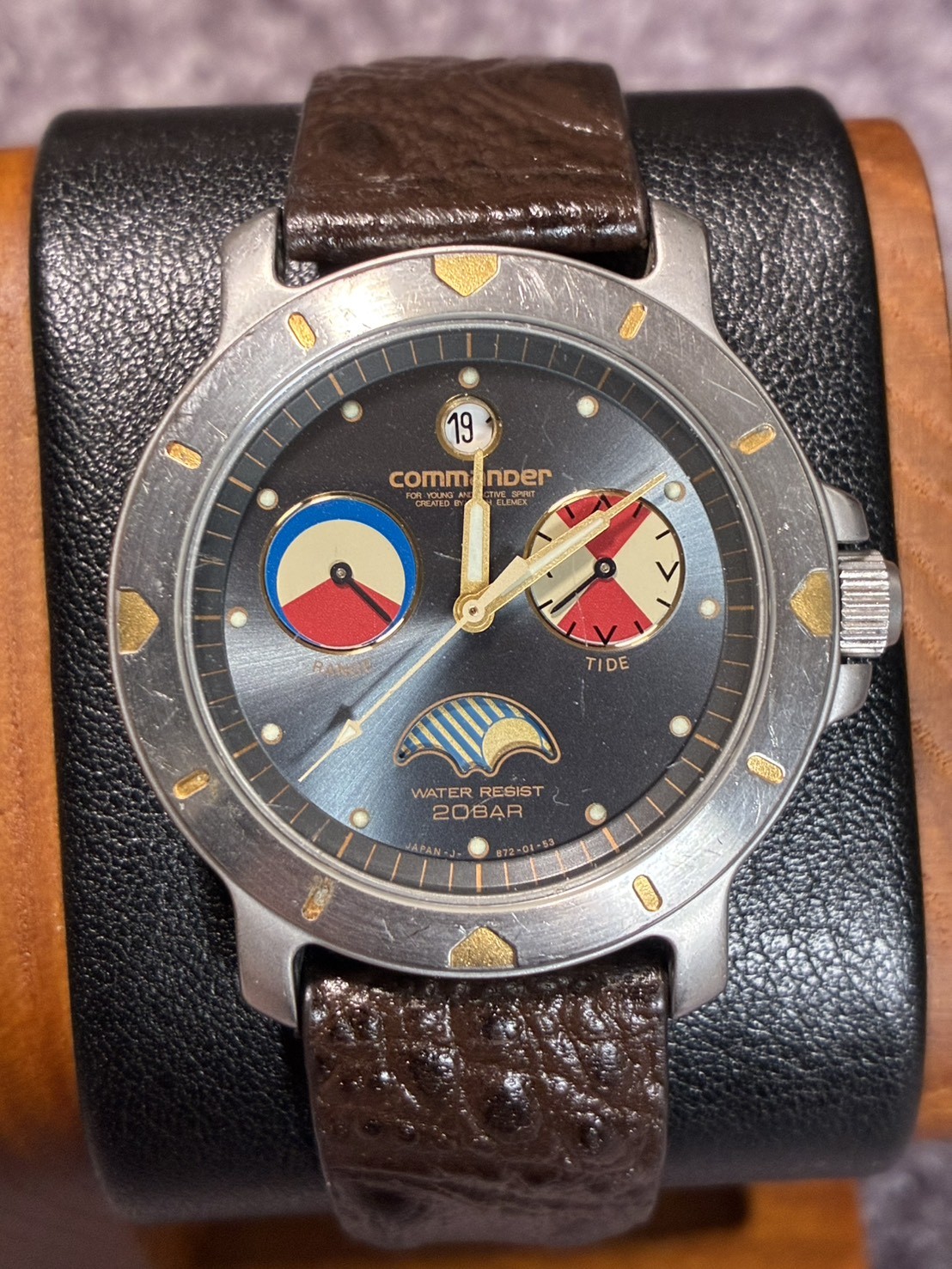 Ricoh Commander 20 Rage Tide Swiss Movement Mens Watch Fashion Classic Vintage