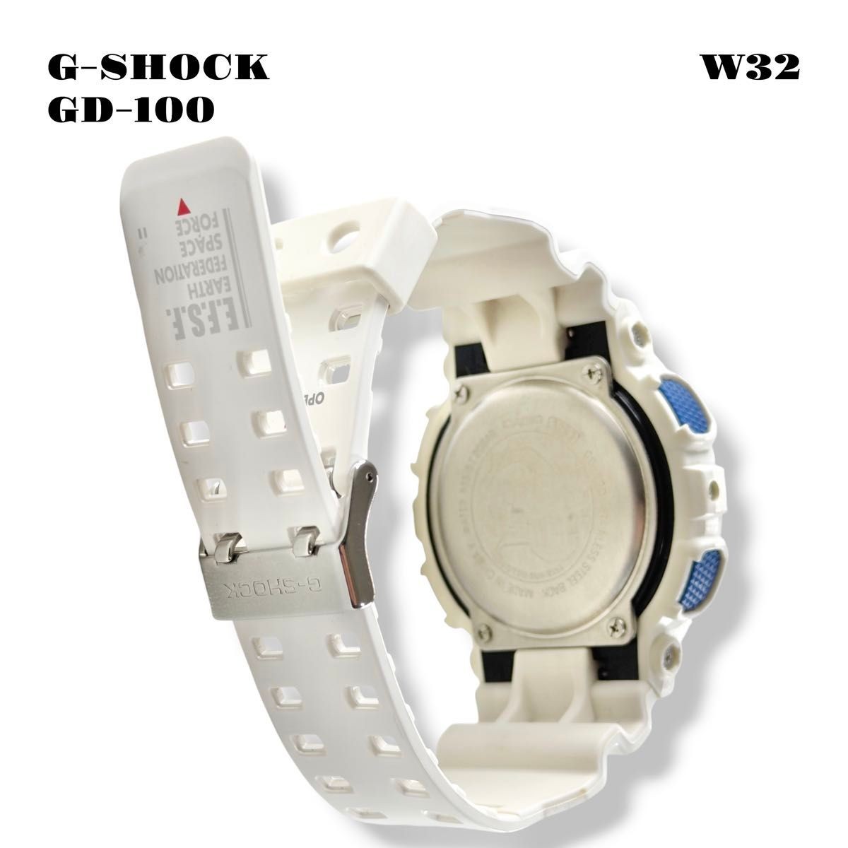 CASIO G-SHOCK GD-100 3263 Gundam Collaboration White Digital Watch Boxed Japan
