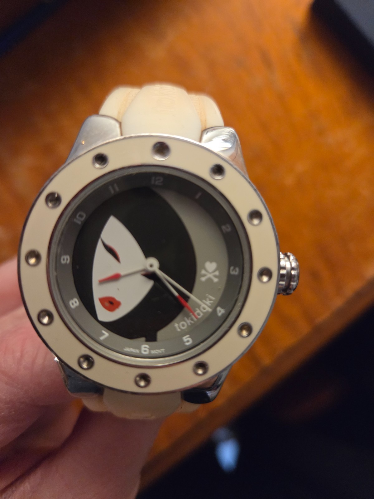 Tokidoki Geisha Watch, Vintage, Designer, Off WhiteRare!