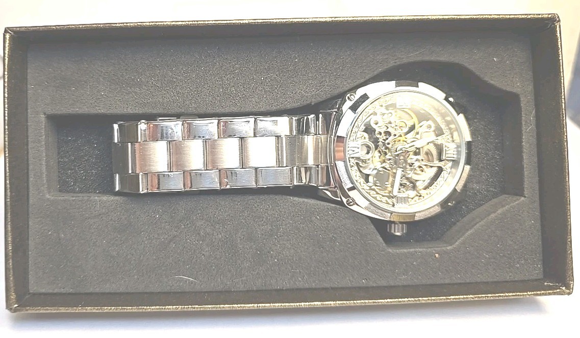 Forsining 2025 Luminous Hand Mens with box Model: GMT1091-3 self-winding