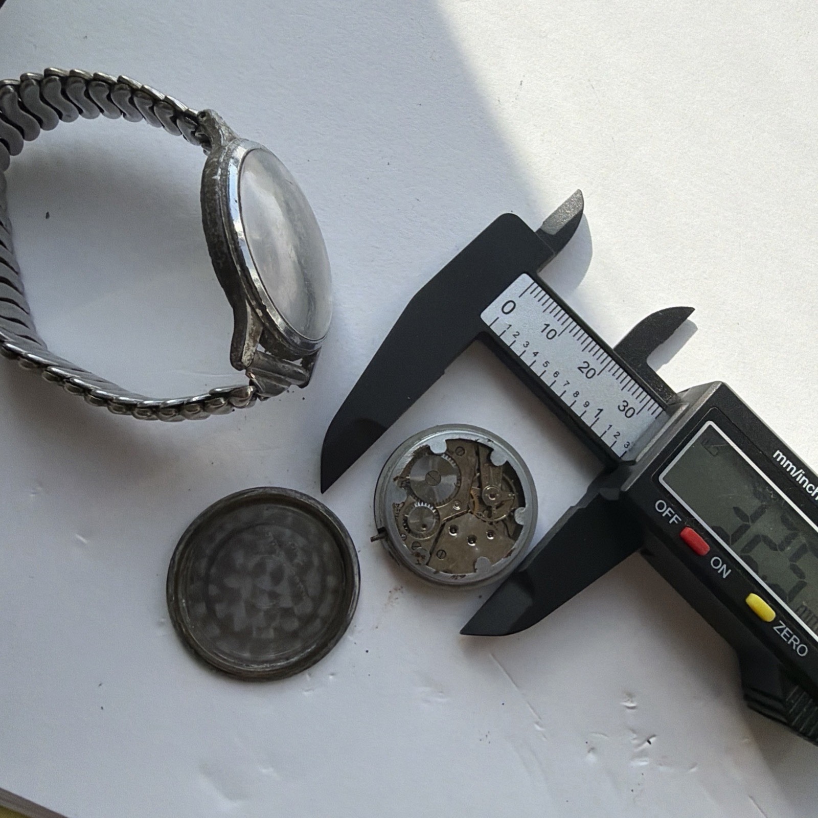 AV11 Remington Military Style Lumed Mens 33mm Mechanical Watch For Repair As Is