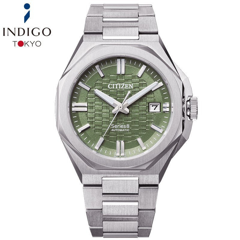 Citizen Series 8 NB6080-51W Automatic Green Dial 39.3mm Watch