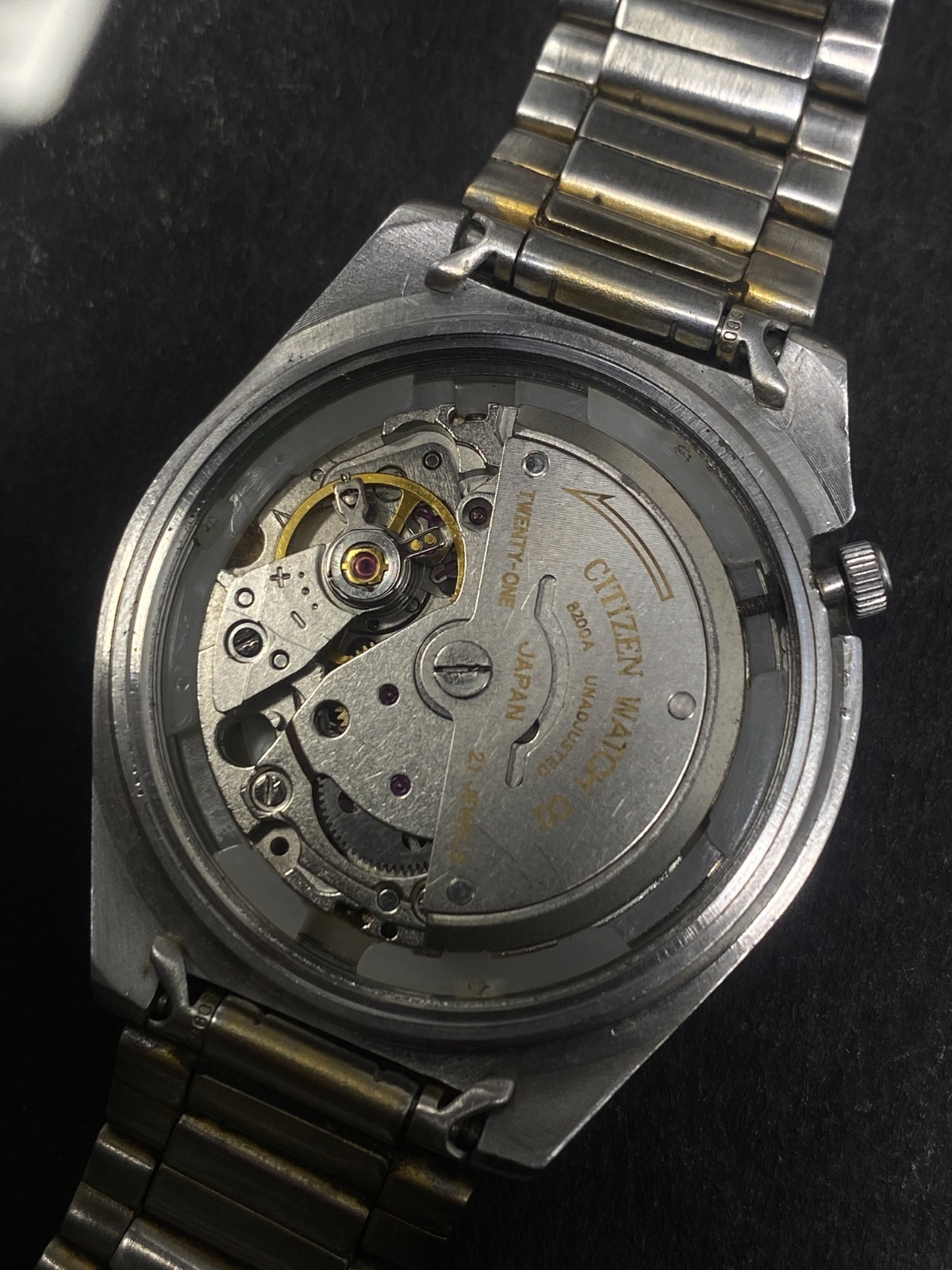 Vintage Citizen Automatic 8200A Japan Movement Day-Date Men’s Wrist Watch