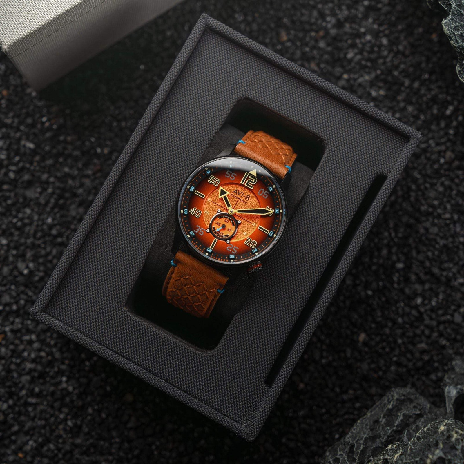 AVI-8 Hawker Typhoon Baldwin Stainless Steel 42mm Japanese Automatic Wristwatch