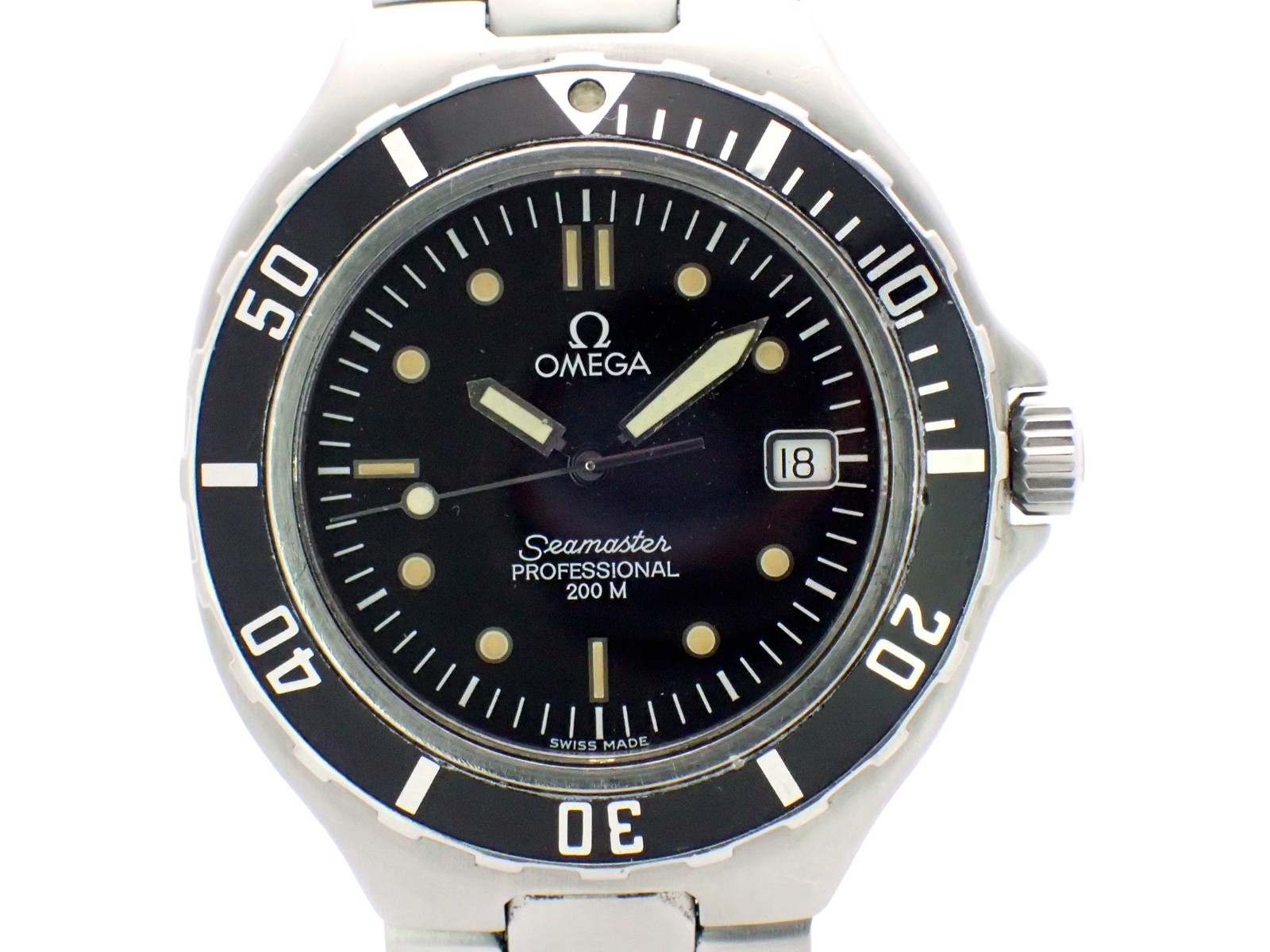 OMEGA Seamaster Professional 200m Mid Size 37mm Quartz Date Watch 396.1062 w/Box