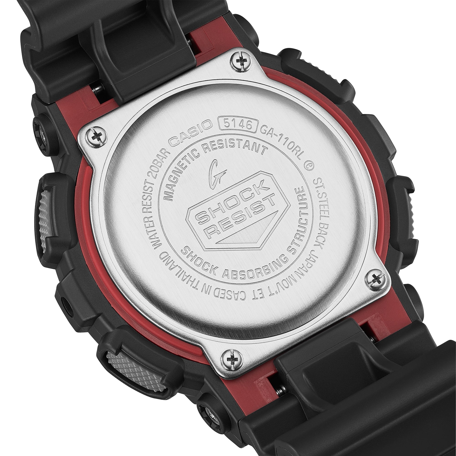 CASIO G-SHOCK GA-110RL-1AJF Iconic Styles Analog Digital Watch Black 51.2mm