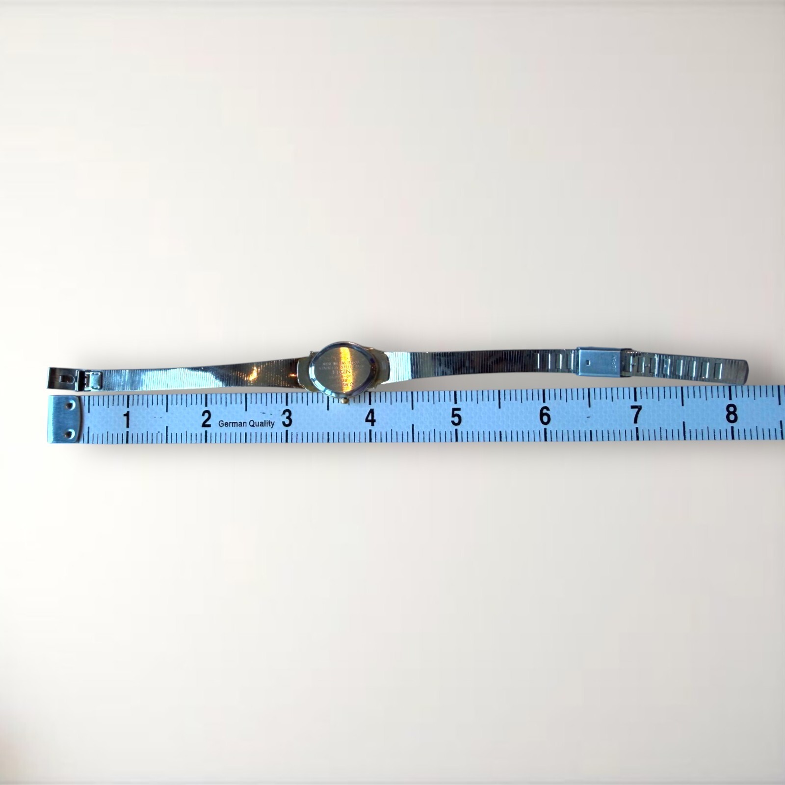 Vintage Elgin EK909-007 Gold/Silver Tone Oval Dial Quartz Women’s Watch