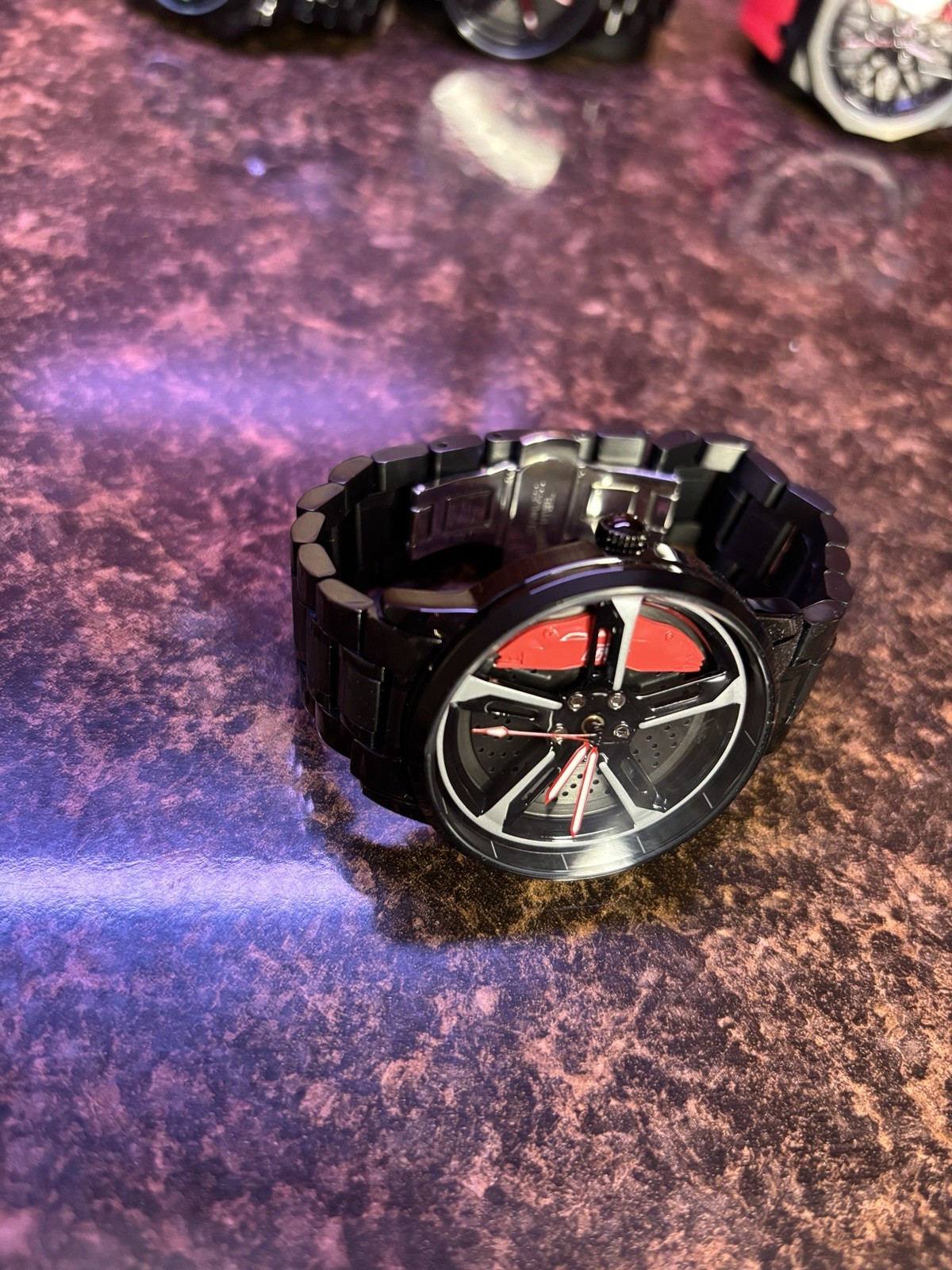 RS7 spinning wheel watch