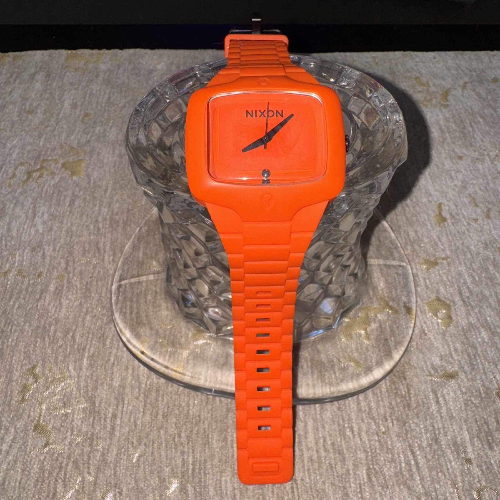 Nixon The Rubber Player “Yes It’s Real” Orange Surf Men’s Analog Wrist Watch