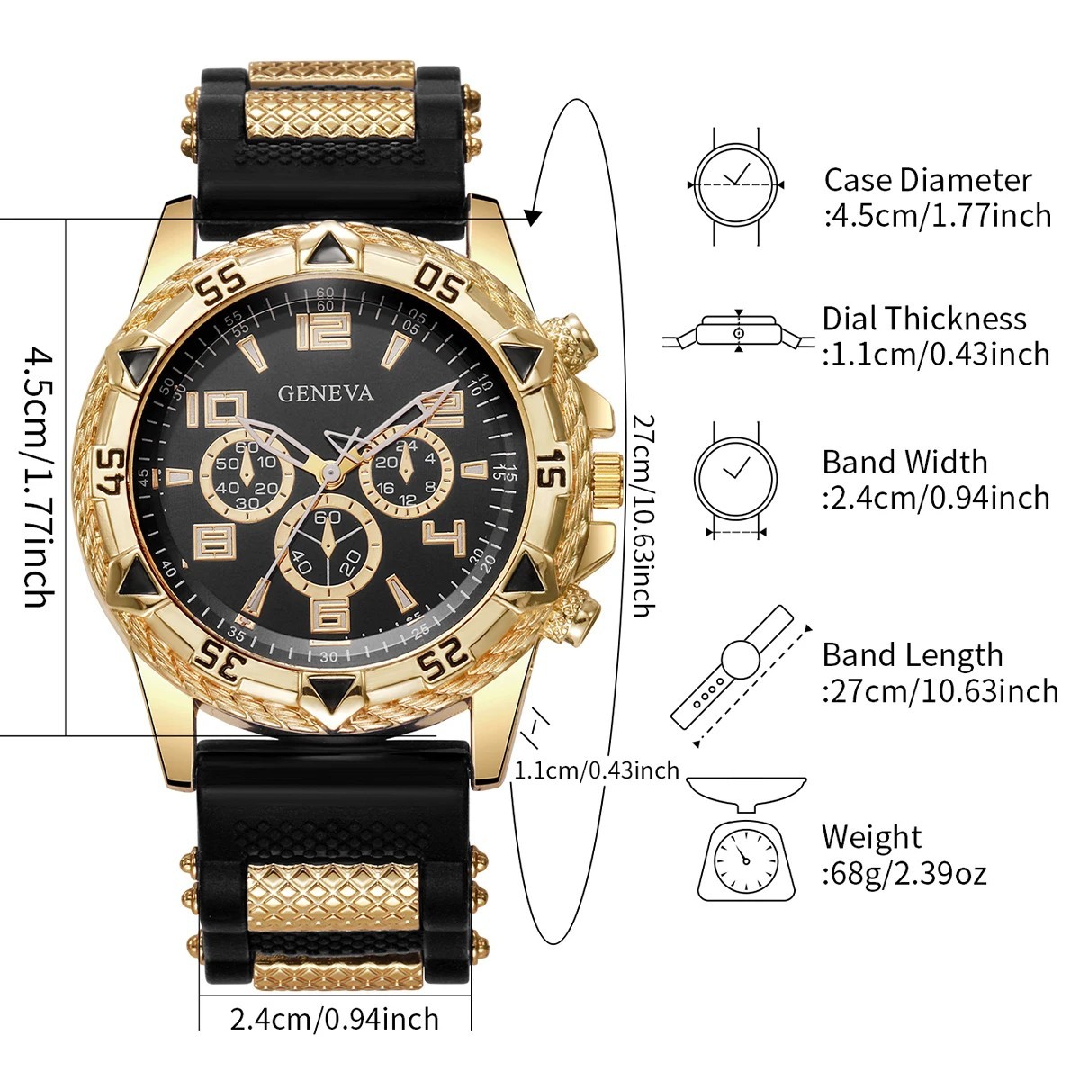 Waterproof Men Watch Stainless Steel Quartz Luminous Classic Business Wristwatch