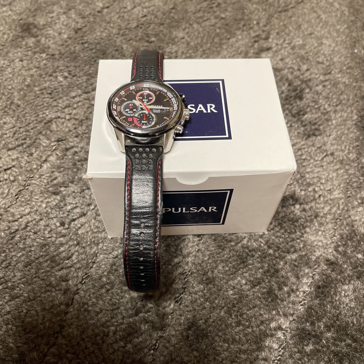 SEIKO PULSAR WRC Chronograph Solar Powered