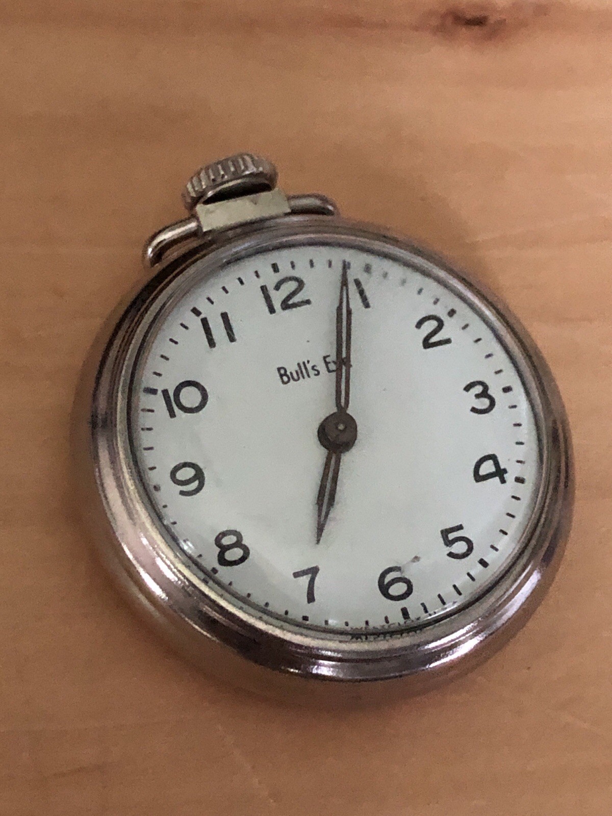 Vintage Westclox USA Bulls Eye Pocket Watch – Works Well