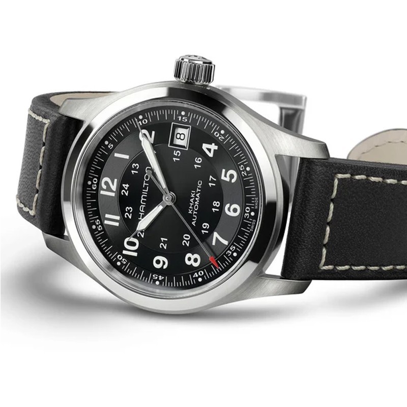 Hamilton Khaki Field Auto 38mm Black Dial Men’s Watch H70455733