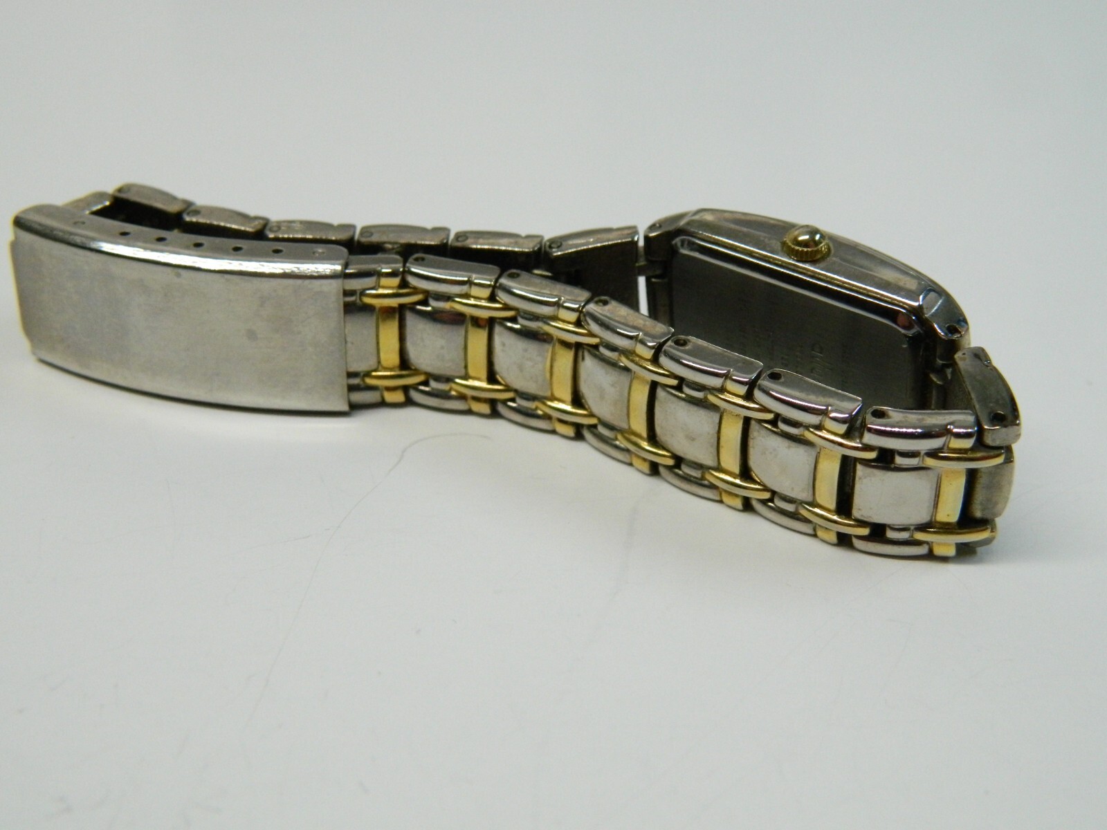 ALLUDE 10k Gold plated Silver Tone with Rhinestones Watch
