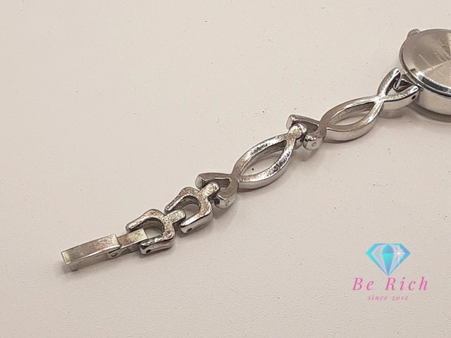 [A1R] Field Work Ara ST 101 Pink Silver Alloy Bracelet Watch [j7v]