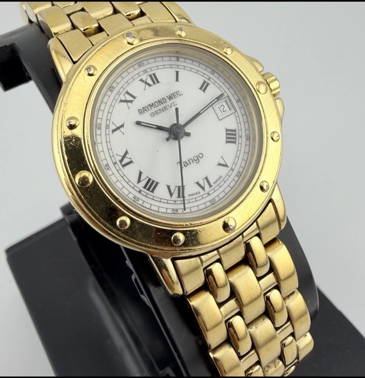 Raymond Weil Geneve Tango 28mm White Dial Roman Numerals 5360 Date Women’s Watch
