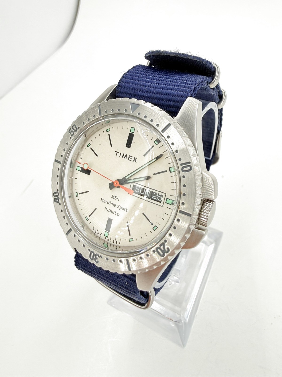 Timex x Todd Snyder MS-1 Men’s Watch NATO Strap Running