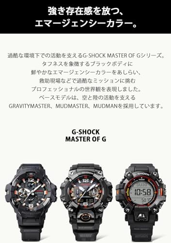 Casio G-Shock Watch MUDMAN Solar Biomass Plastic GW-9500MEC-1JF Men Black