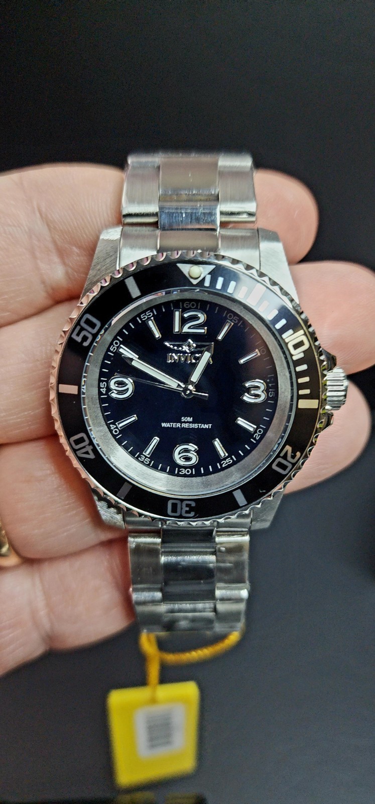 NEW Invicta Specialty Rowan 40mm Black/Silver FREE GIFTS & SAME DAY SHIPPING