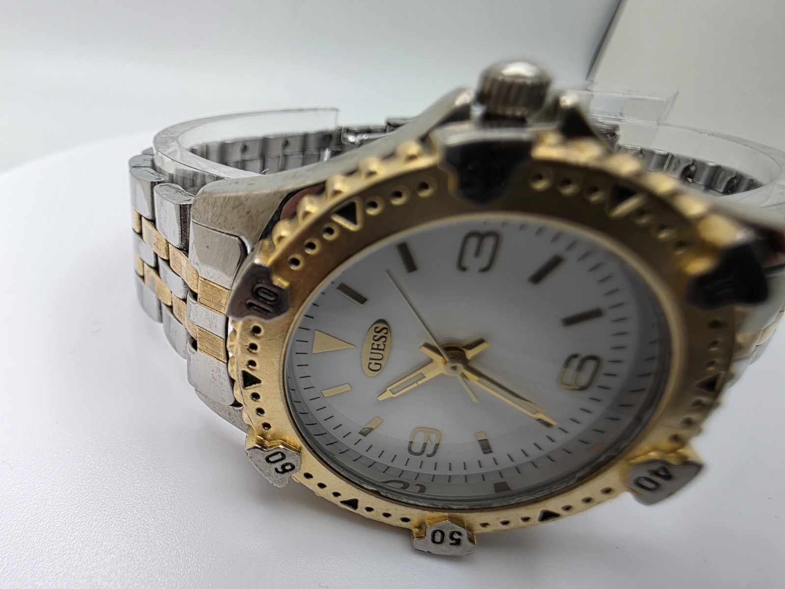 Vintage Guess Two-Tone Stainless Steel Quartz Watch