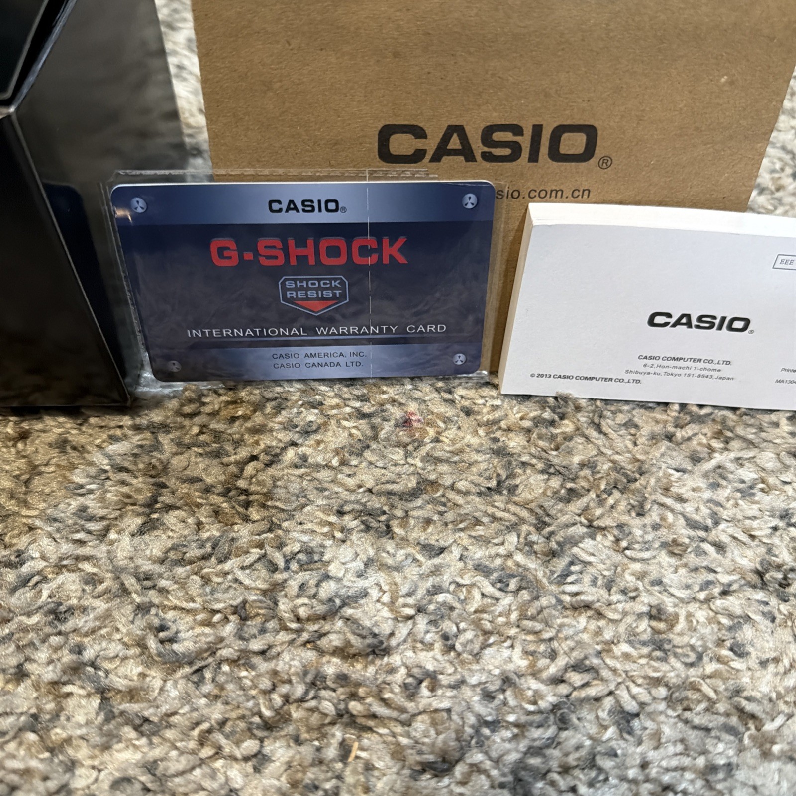 Casio G-Shock GA-2100 Custom Casioak Black And Grey With White Band. With Band