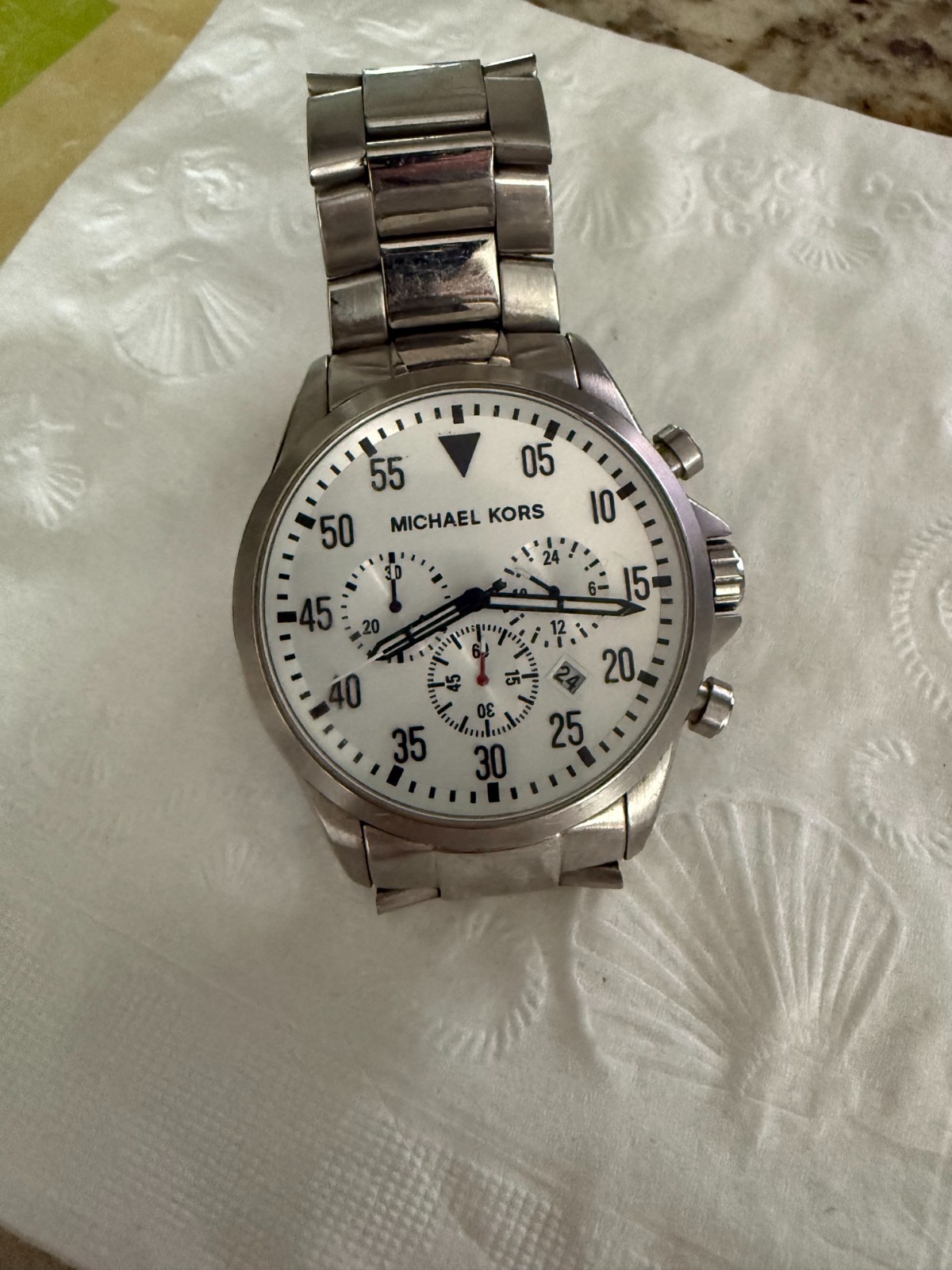 Michael Kors MK8331 Gage Stainless Steel Chronograph Mens Watch