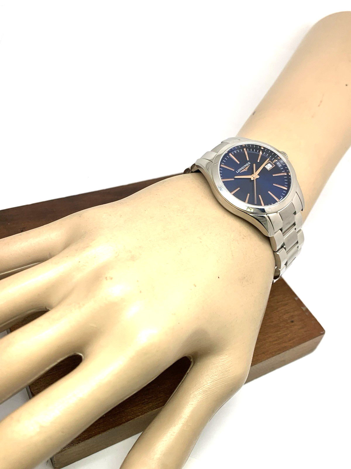 Longines Women’s Watch L23864926 Conquest Swiss Quartz Blue Dial Steel 34mm