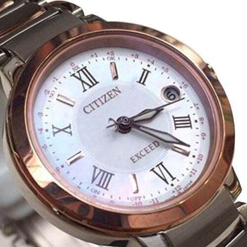 CITIZEN 2016 EXCEED Eco-Drive Happy Flight Series ES9324-51W woman Watch New