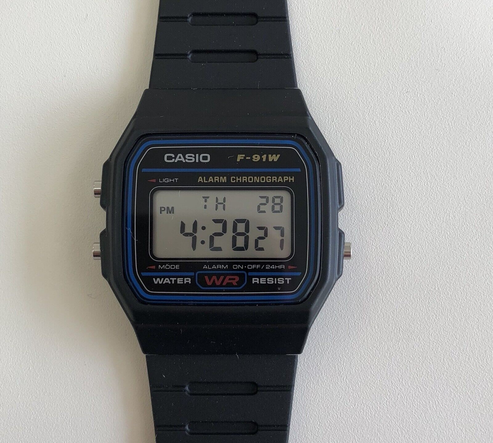 New Reloj Para Hombre Casio Original, Casio F91W-1 Classic Digital Watch Black