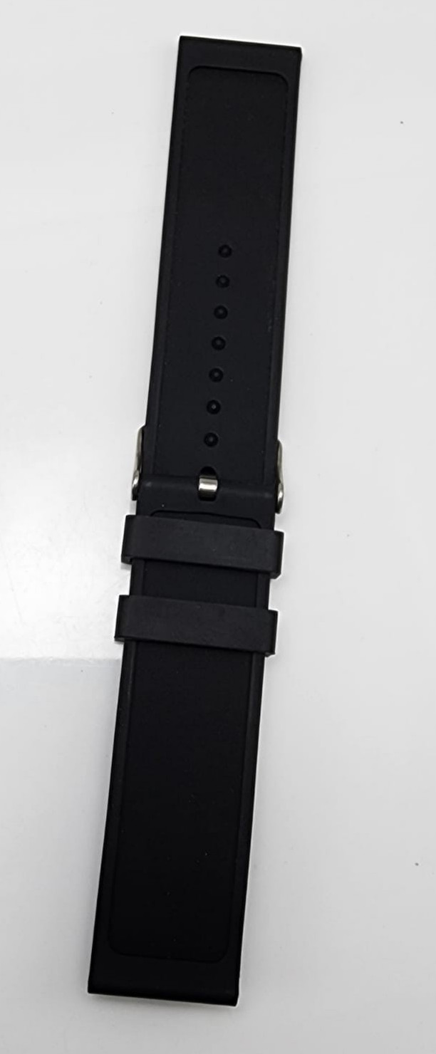 Black Rubber Silicone Watch Strap Band Replacement Waterproof Sport Wristband