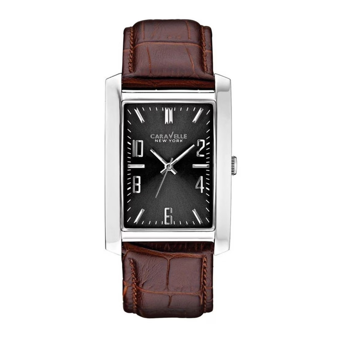 Caravelle Men’s Watch 43A119 Grey Dial Quartz Stainless Steel Wristwatch