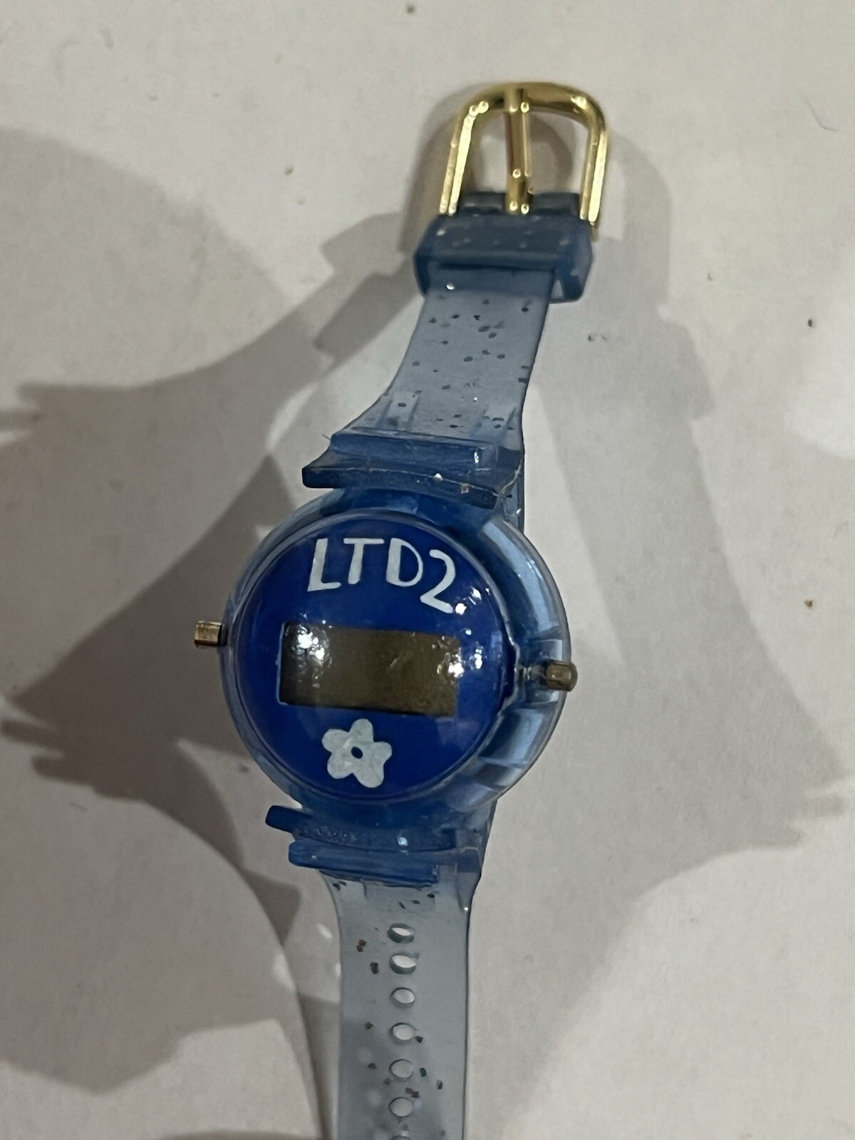 LTD 2 Plastic Resin Ring Watch Digital Display Fashion Rare Unique Finger Watch
