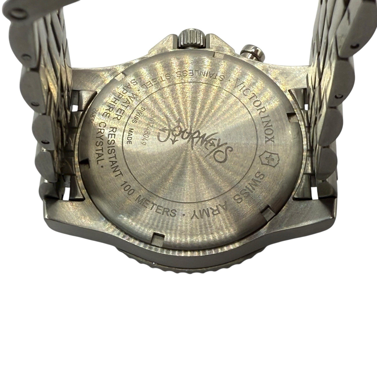 Victorinox Swiss Army Men’s Maverick II White Dial Steel Bracelet Watch 24834