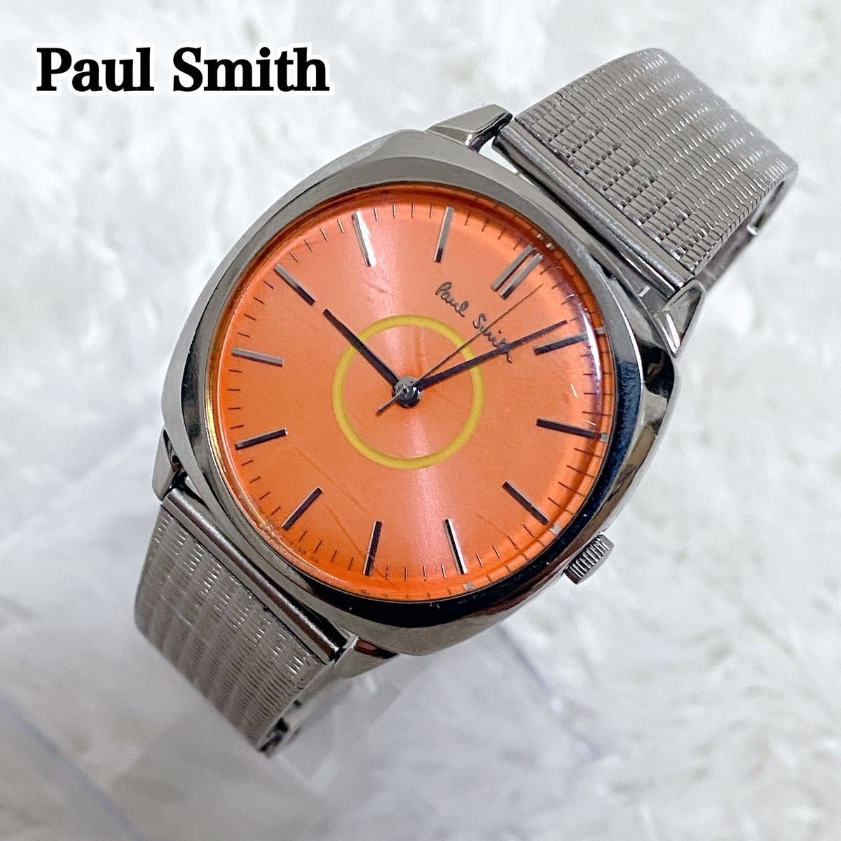 Paul Smith Closed Eyes Quartz Wristwatch Women Analog Pre-owned Authentic