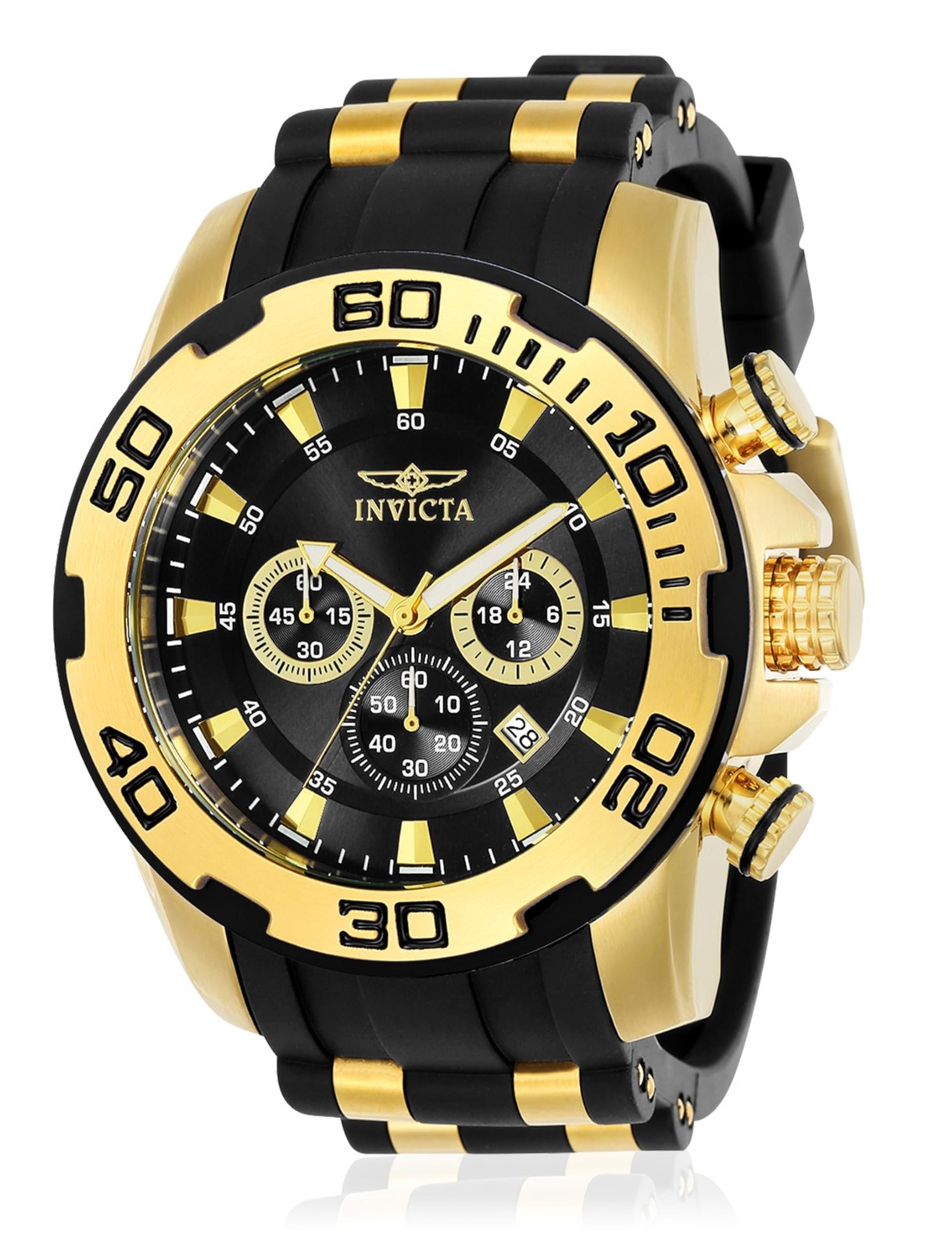Invicta Men’s 22340 22341 22343 22344 22346 Pro Diver Analog Display Quartz B…