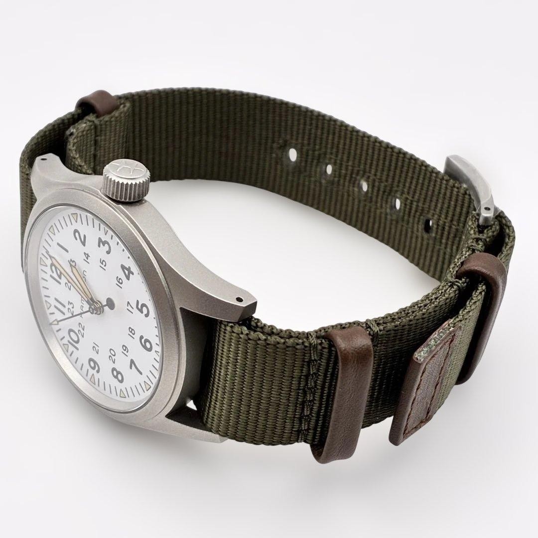 Hamilton Khaki Field Mechanical H694390 Watch Stainless Steel 38mm NATO