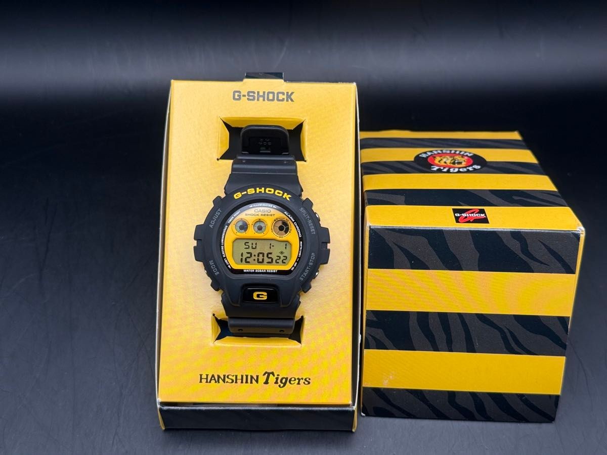 CASIO G-SHOCK × Hanshin Tigers collaboration model DW-6900BHTG-9JF