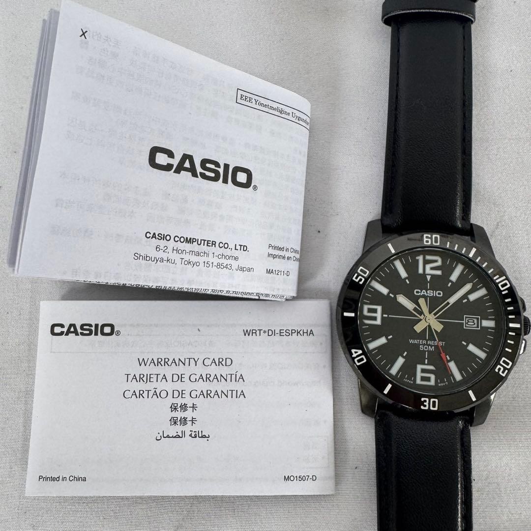 DA060515 CASIO MTP-VD01 Quartz Watch, Working Condition, Excellent Condition 000