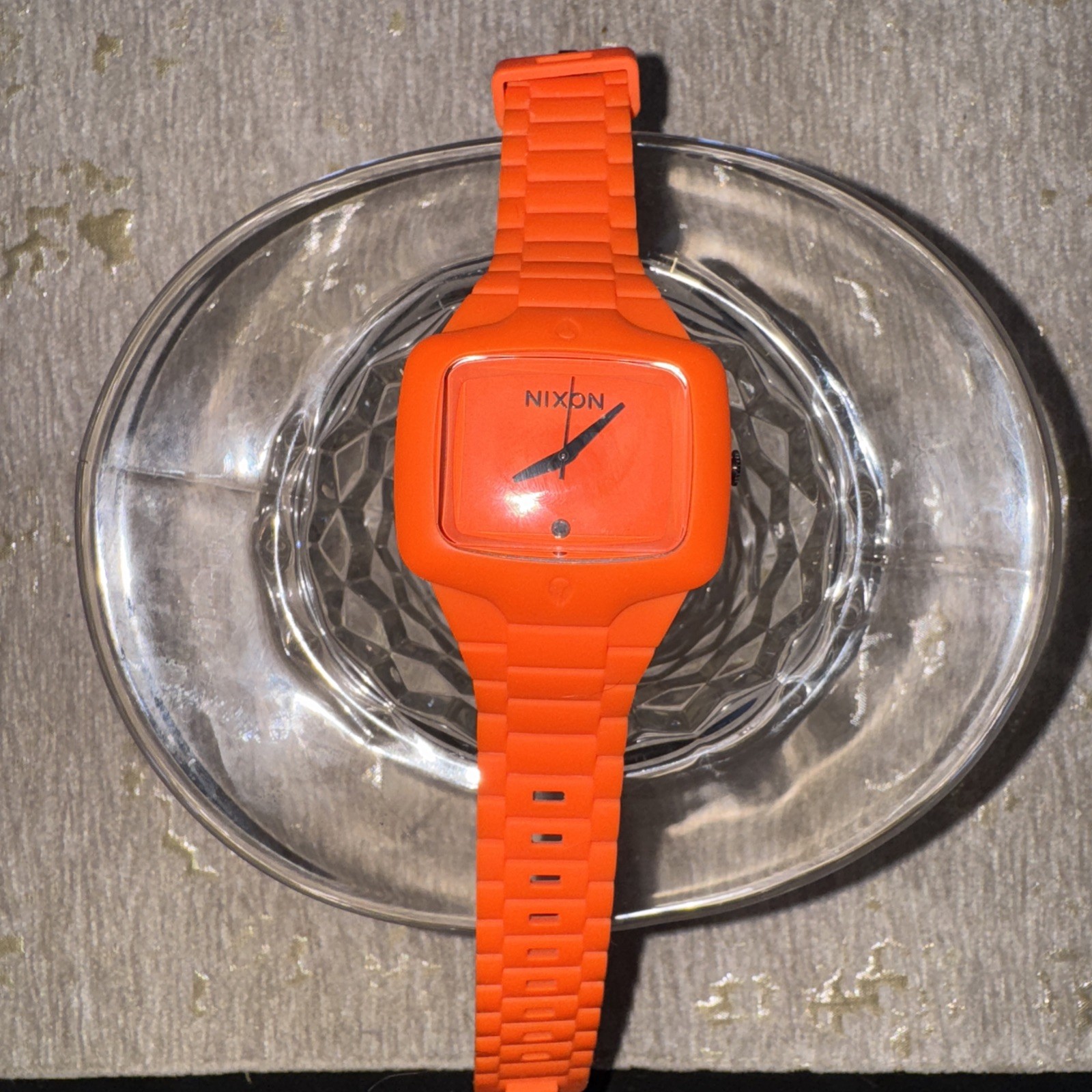 Nixon The Rubber Player “Yes It’s Real” Orange Surf Men’s Analog Wrist Watch