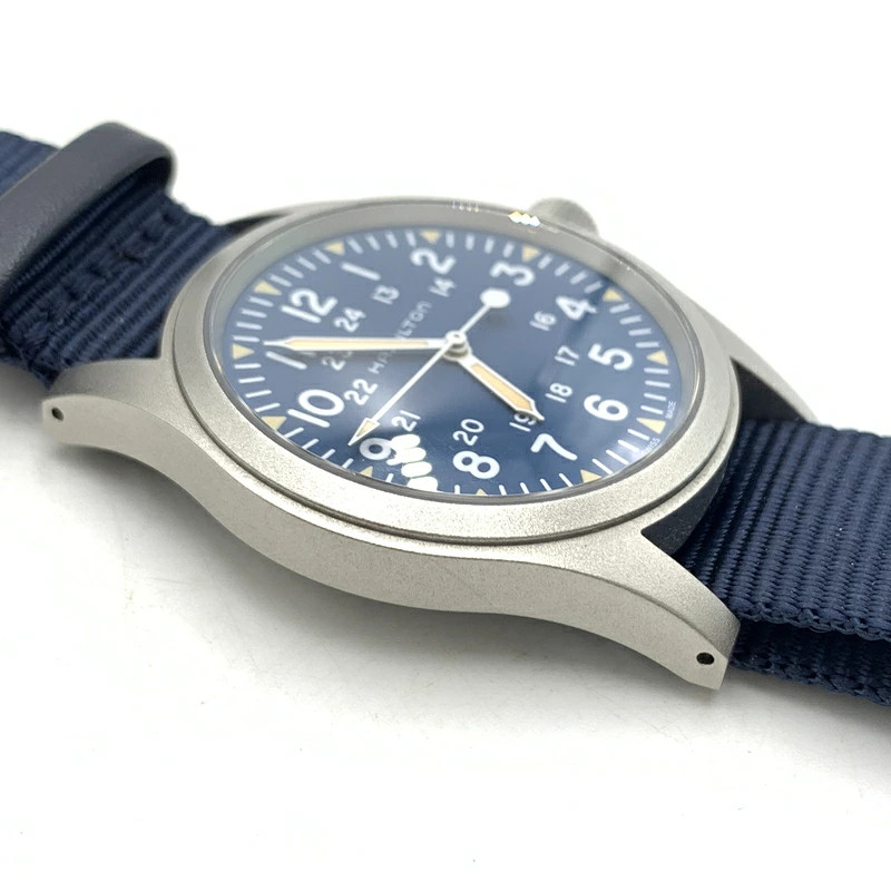HAMILTON KHAKI FIELD MECHANICAL NAVY H694390 Navy Mechanical Tei Men’s Watch