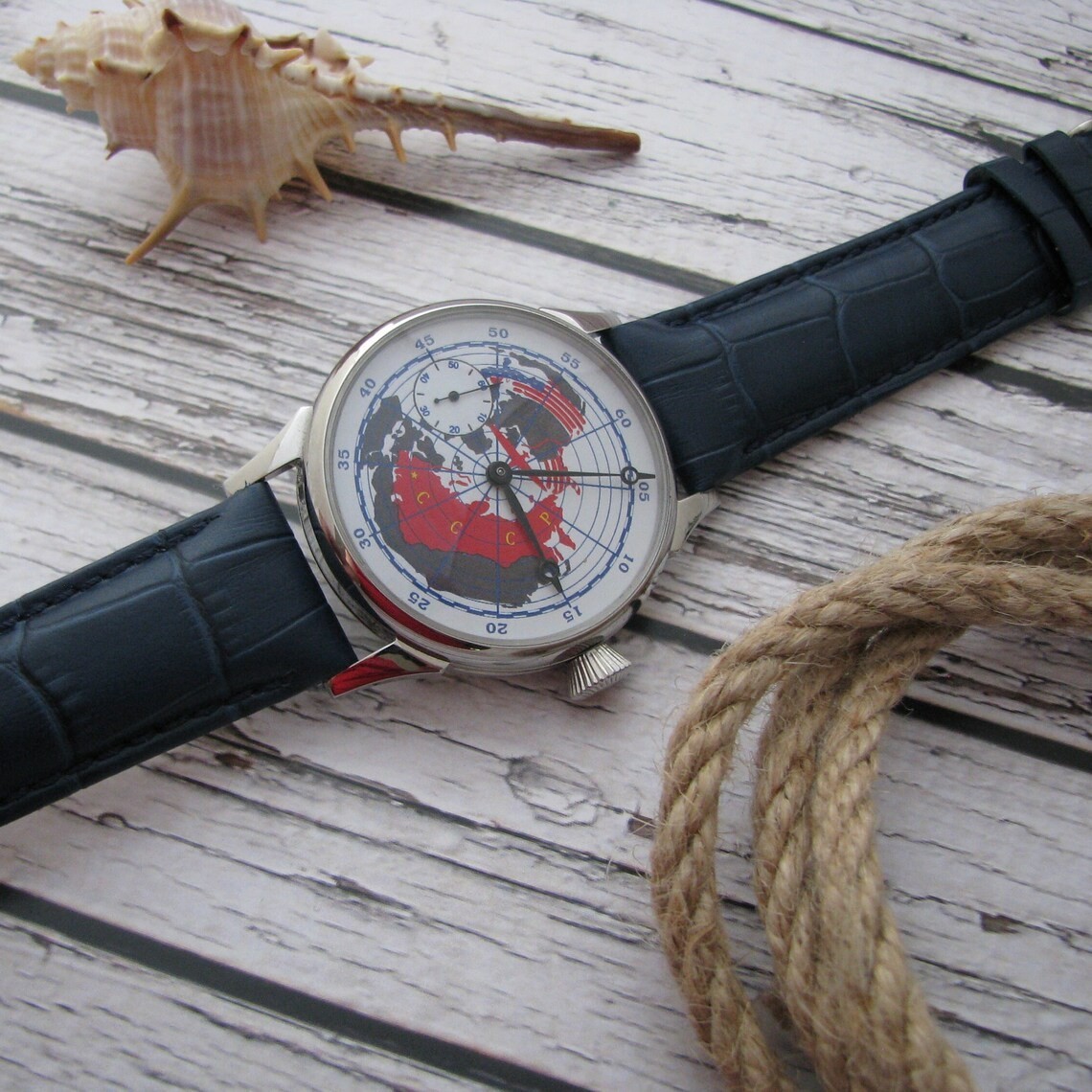 Vintage Soviet Mechanical Watch for Men – USSR Cal. 3602 – Collectible