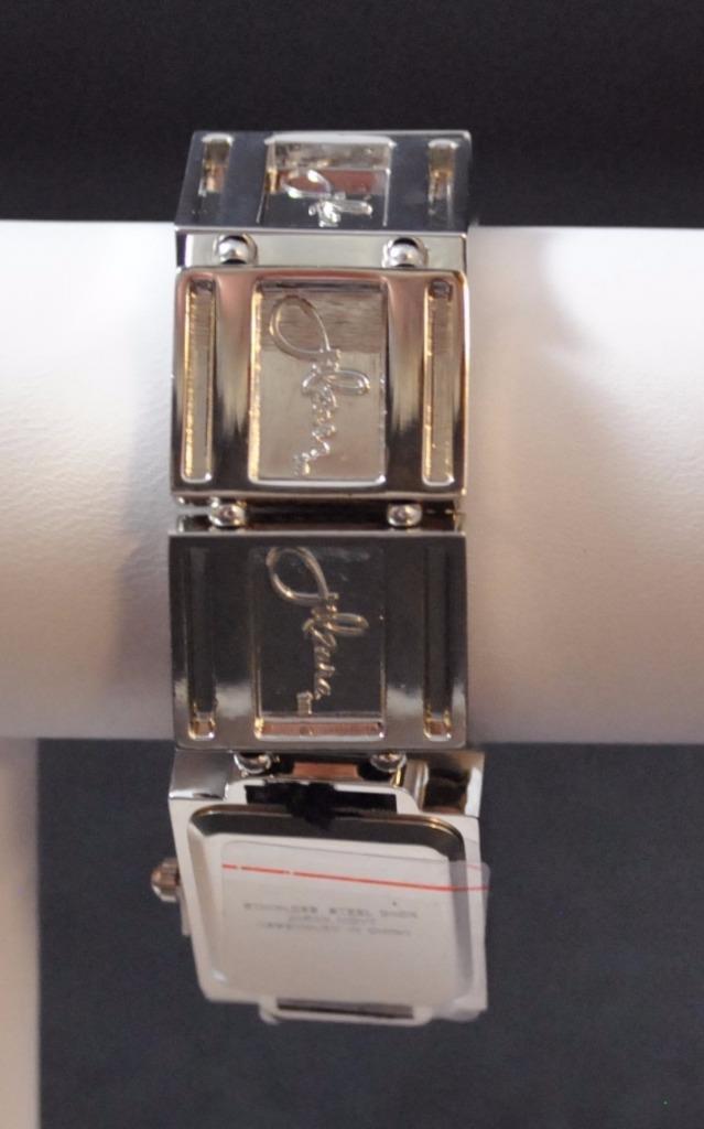 Jilzarah Black White Square Watch Polymer Clay Inlays Stretch Band Artisan