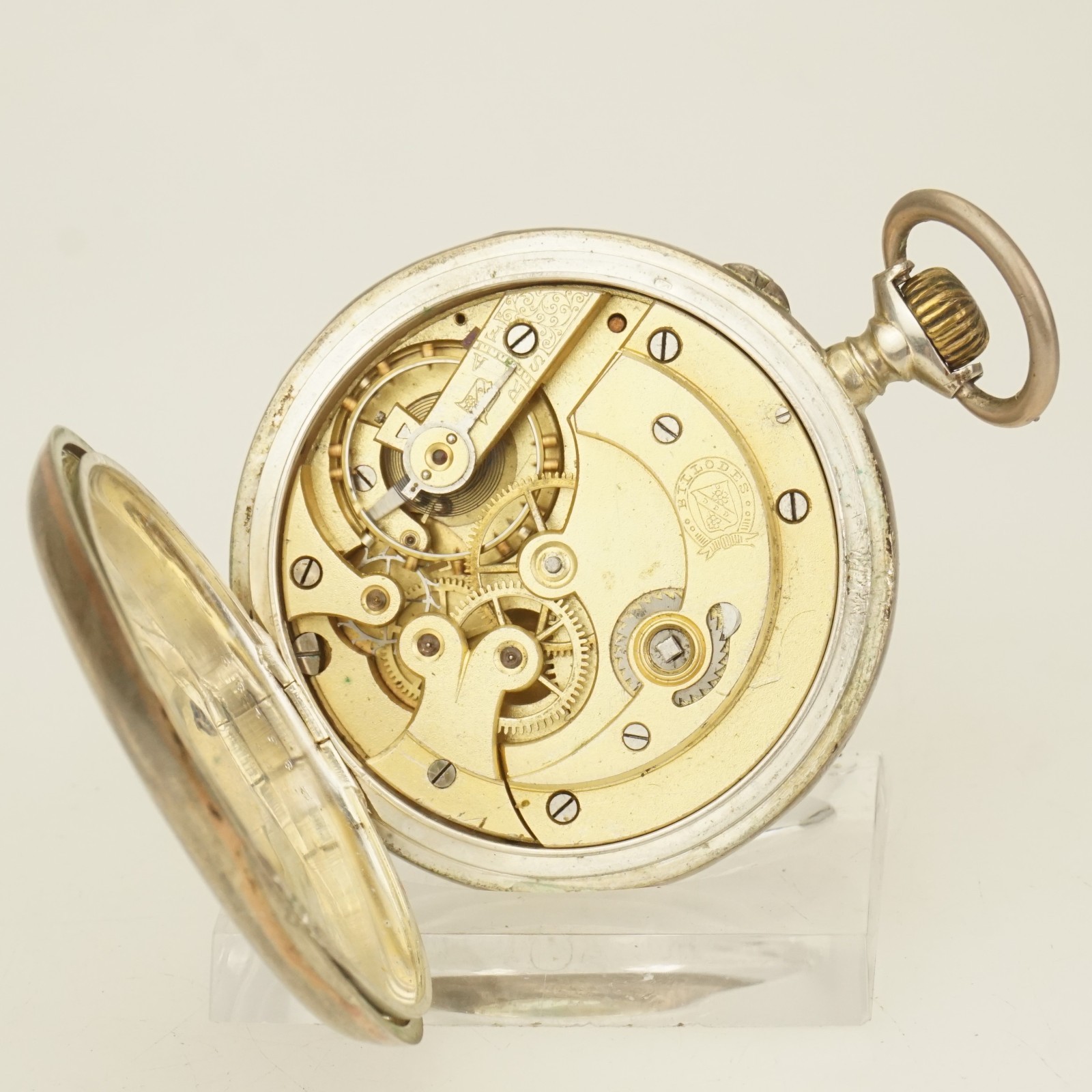 Rare! BILLODES (Zenith) Silver Pocket watch Men’s no repeater no fusee no duplex